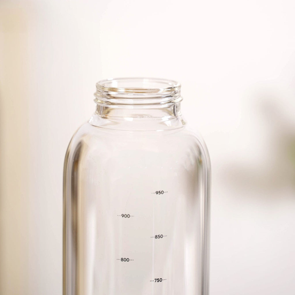 Accurate Pour Glass Oil And Vinegar Dispenser Bottle 1000ml