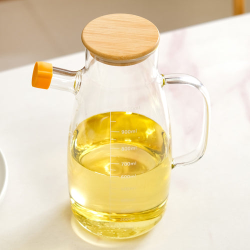 Borosilicate Glass Kitchen Oil Dispenser 1000ml