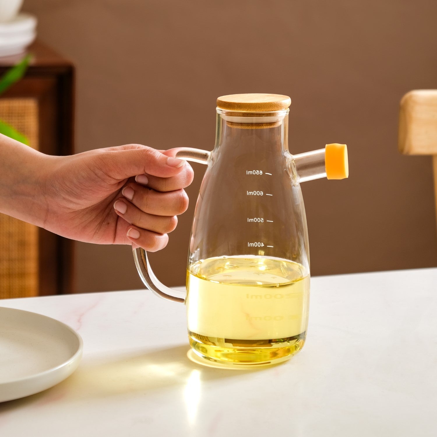 Glass Oil Dispenser 650ml