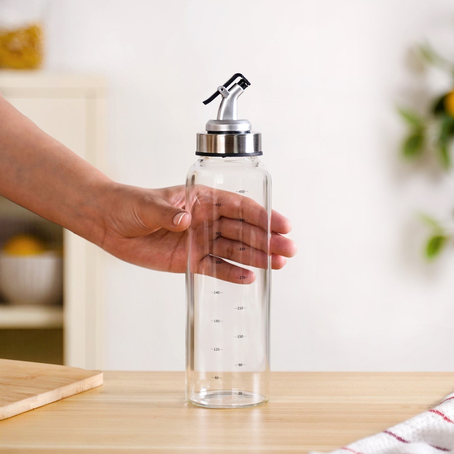 Glass Oil Bottle Set Of 2 500ml