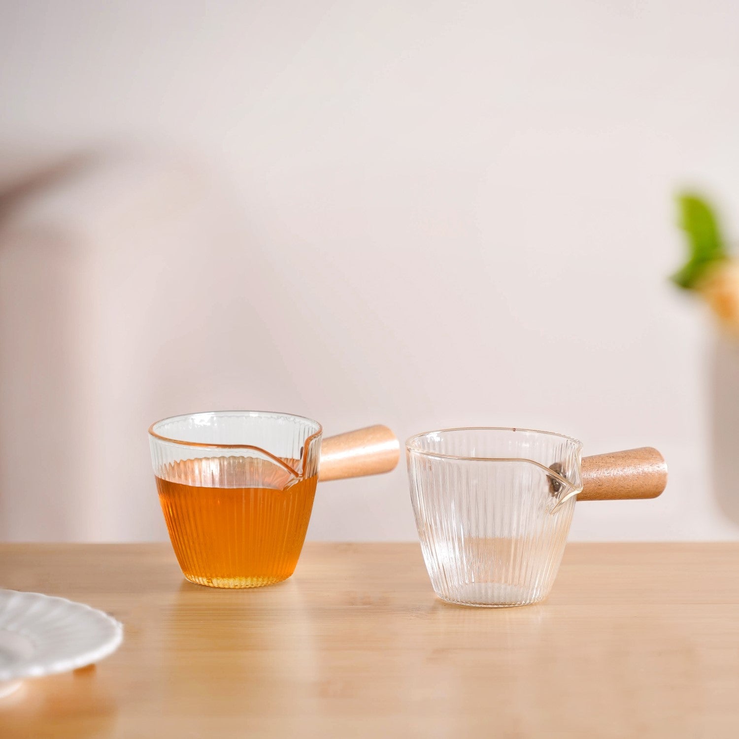 Glass Flavouring Saucer Set Of 2 120ml