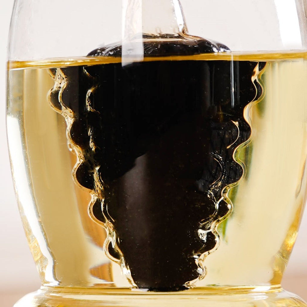 Grape Dual Glass Cruet For Gourmet Oils And Vinegar