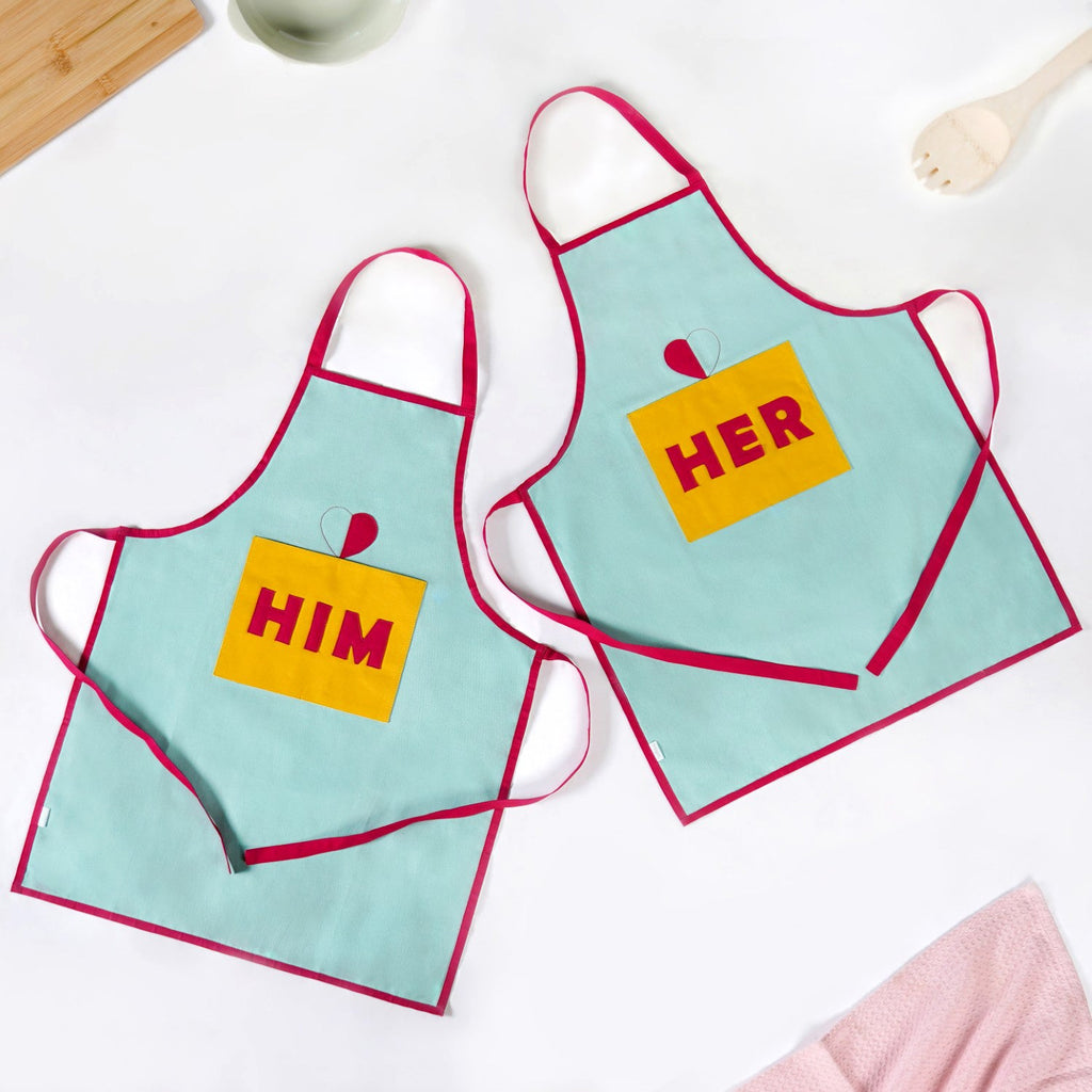 Him And Her Apron Set