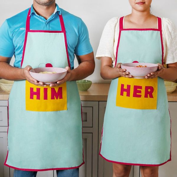 Him And Her Apron Set