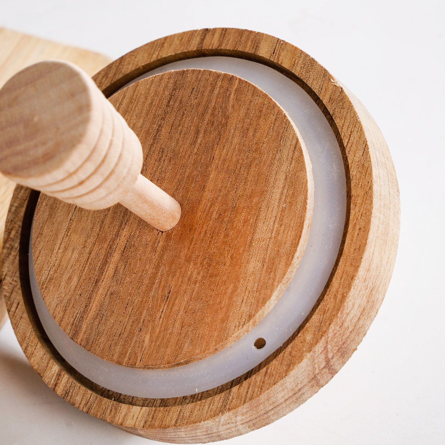 Airtight Lid Glass Honey Jar 500ml