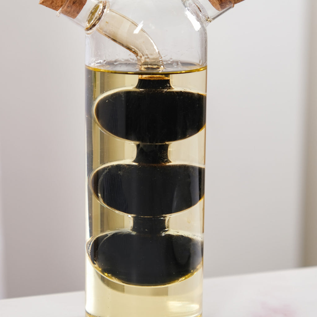 Borosilicate Cruet Bottle For Olive Oil And Balsamic Vinegar