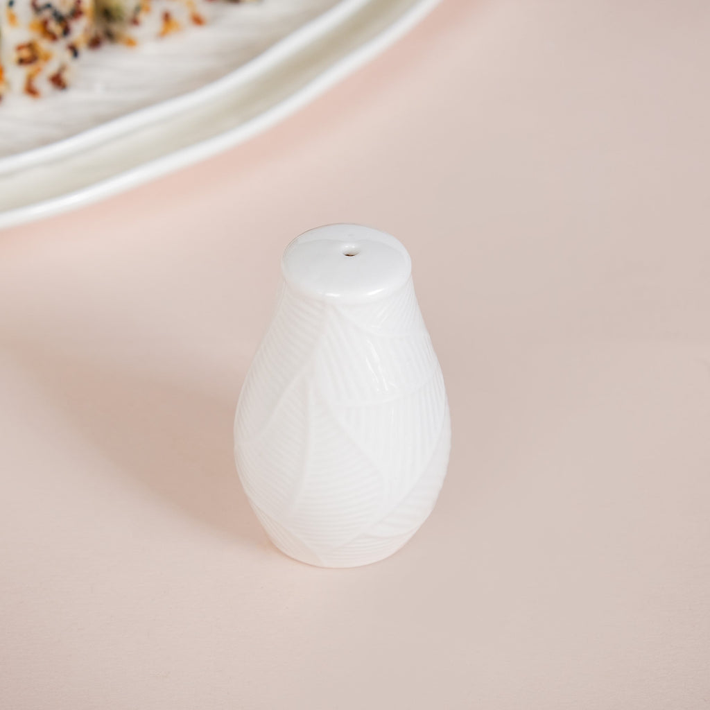 Ceramic Jar And Salt Pepper Shaker Set Of 4 With Tray