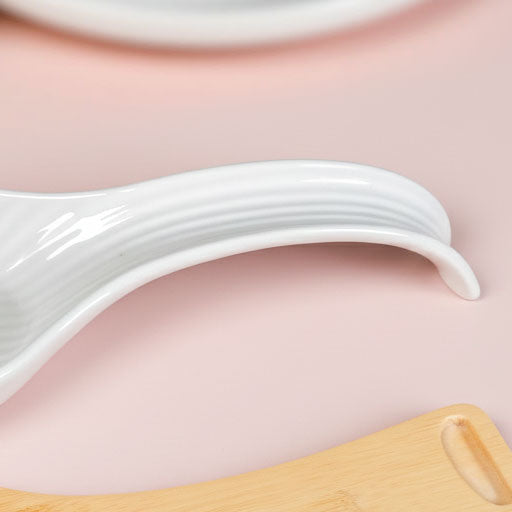 Ceramic Spoon Rest With Stand