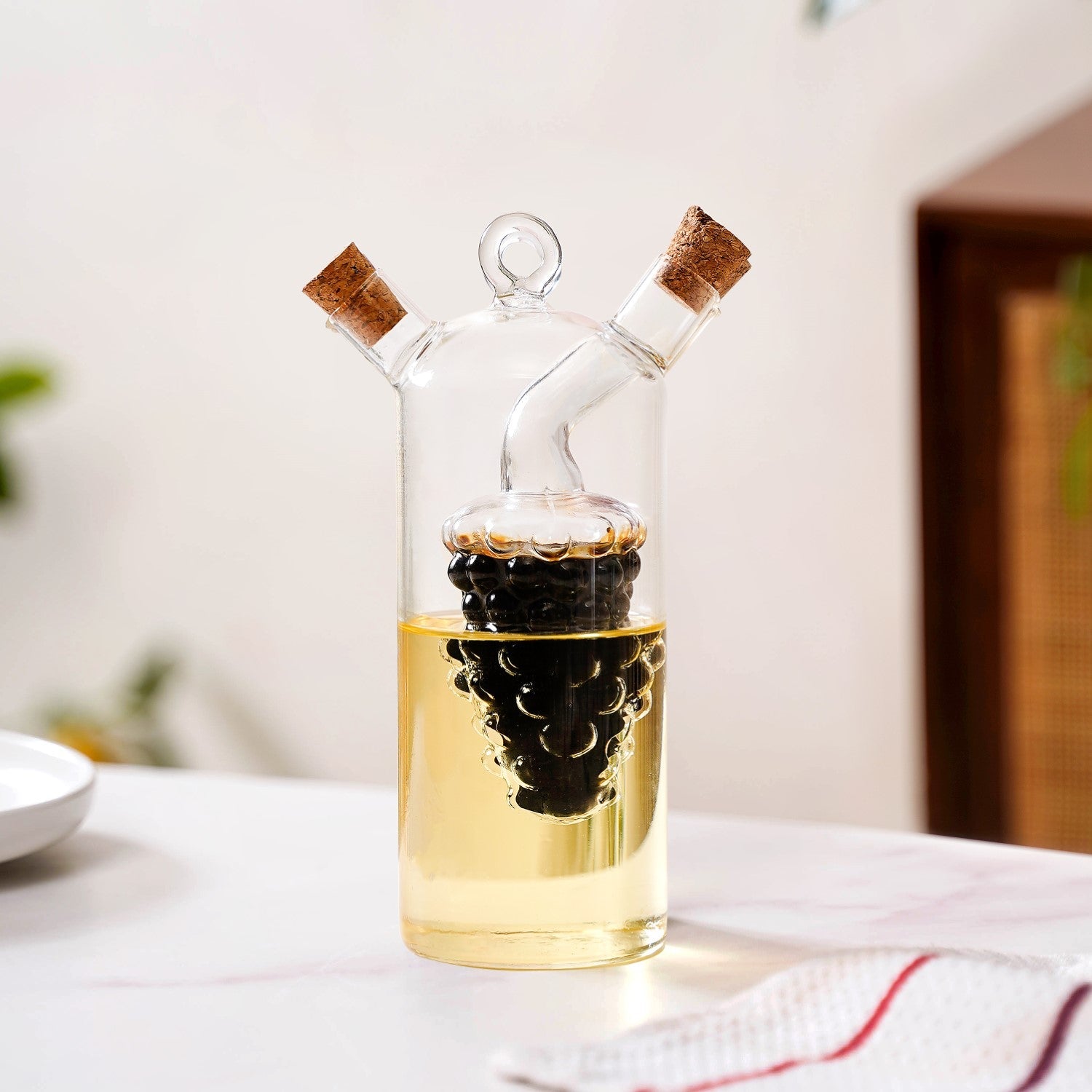 2 In 1 Glass Oil Dispenser
